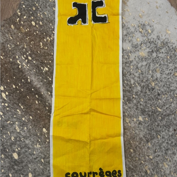 Courrèges Yellow Scarf